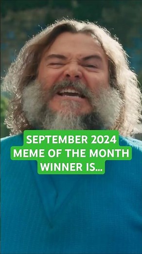 WINNER - Jack Black's "I Am Steve": September 2024 Meme Of The Month