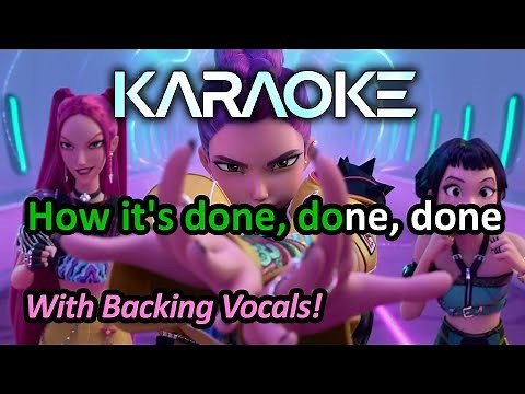 How It's Done (Karaoke & Backing Vocals) - KPop Demon Hunters
