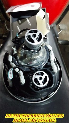#RE#THUNDERBIRD#350X#LED#HEADLAMP#INSTALL#