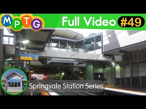 New Springvale Station Opening - First day of train services at Springvale (Full Video #49)
