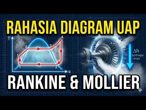 Kenapa Uap Bisa Putar Turbin? Bongkar Diagram Mollier & Rankine! (2.1)