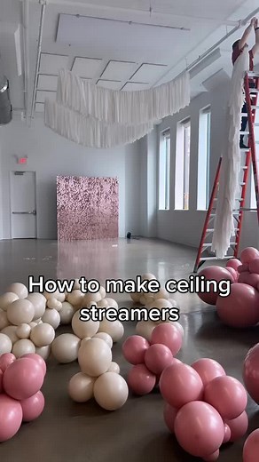 Creative Ceiling Streamer Decoration Ideas for Events