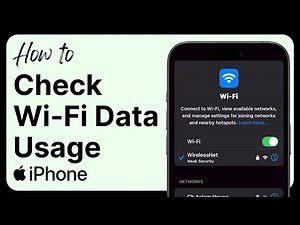 How to Check WiFi Data Usage on iPhone (2026)