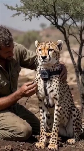 Saharan Cheetah’s Hidden Mountain Lair 🐆 POV: Discovery Inside Real Field Research #Shorts Ep 20