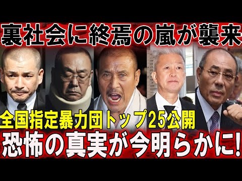 [Shocking] The Top 25 Designated Crime Groups Revealed! The Terrifying Truth Will Shock You...