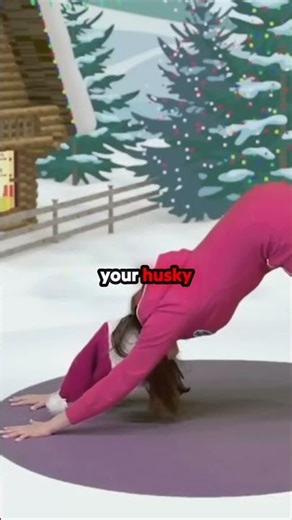 Become a Husky Dog! 🐾 Winter Yoga Adventure