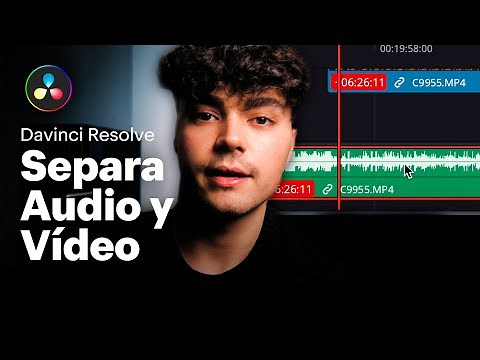 Cómo Separar el Audio y Vídeo en Davinci Resolve 18 (3 maneras fáciles)