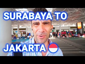 Flying to Jakarta - Surabaya airport tour 🇮🇩