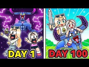 We Spent 100 Days to DEFEAT this IMPOSSIBLE BOSS... (instant regret)