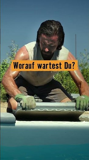 DIY Poolumrandung bauen & Pool verkleiden