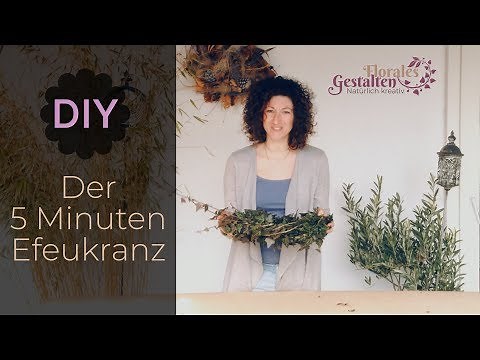 DIY Efeukranz in 5 Minuten selber herstellen (Schweizerdeutsch)