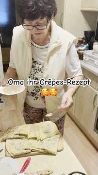 Oma ihr Crêpes Rezept🥰 #backen #oma #essen #liebe #lecker