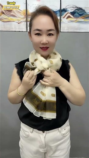 3 Easy Scarf Necktie Ideas 🧣✨ Simple Styles Girls Wear Daily