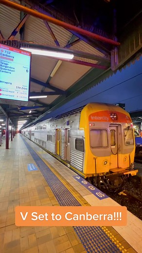 Exploring Sydney Trains: V Set Journey to Canberra!