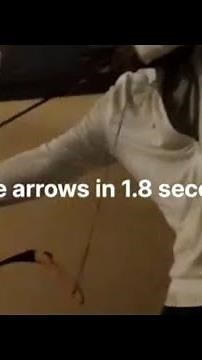 My speed shooting in archery verified