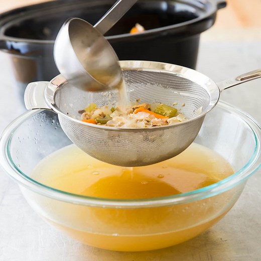 Slow-Cooker Chicken Stock | America's Test Kitchen