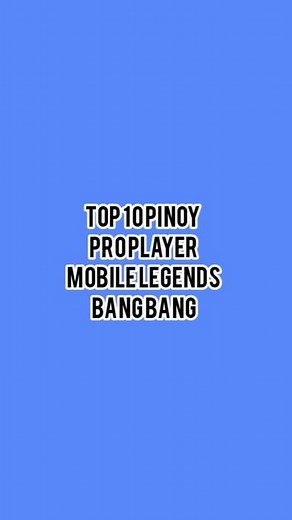 Top 10 Pinoy Pro Players in Mobile Legends: Highest Earners and Rankings 2025