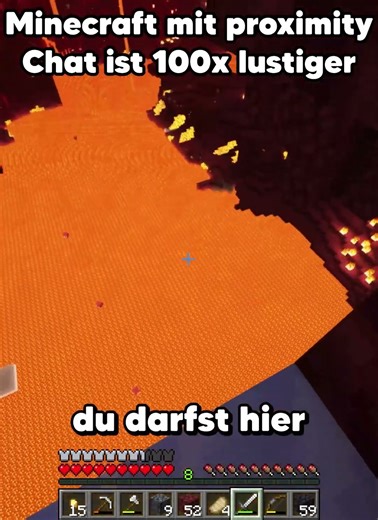 Minecraft with proximity chat is 100x more fun! #minecraft #minecraftshorts