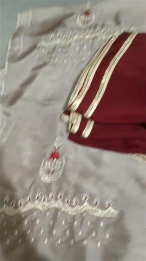 opra silk, embodiment with handwork. Ludhiana dalivery free.