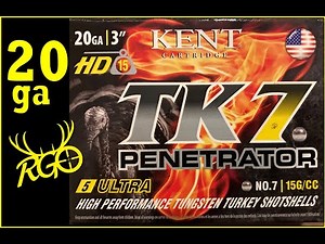 Kent TK7 20 gauge Turkey Load Test | Shotshell Review | RGO #231 |