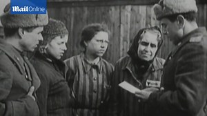 Archive footage shows prisoners inside Auschwitz camp (related) | Daily Mail Online