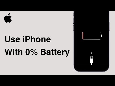 How To Use iPhone With 0% Battery | iPhone Tutorial