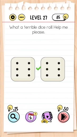 Brain Test Tricky Puzzle – Level 27 | Fast Solution Shorts