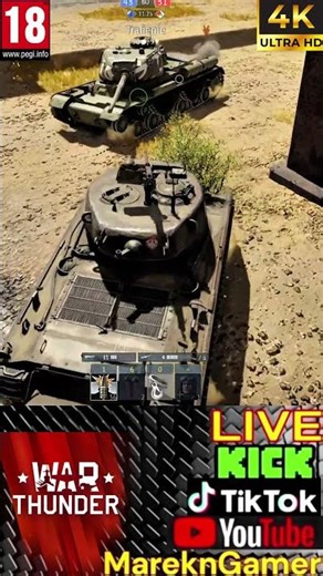 WAR THUNDER M4A3E2 w akji