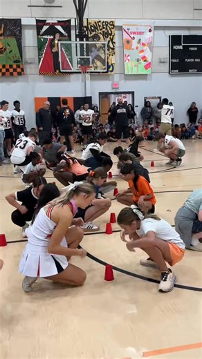Two years in a row… she’s unstoppable! 👏 Heidi Gallant snagged the win in the Pioneer pep rally cup game AGAIN on Friday #PioneerNation #BatesvillePioneers #westisbest #bestside | West Elementary School