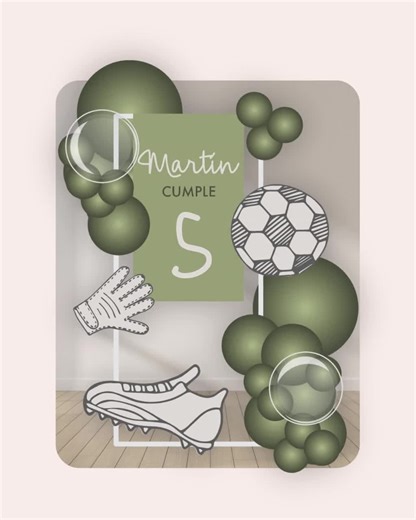 Soccer Party Decor Kit | Printable Football Theme | Custom Name and Age | Ball, Glove & Boot Cutouts | Digital Download for Kids - Soccer - Etsy