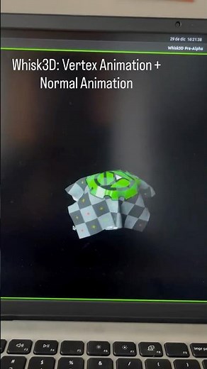 Whisk3D: Vertex Animation + Normal Animation