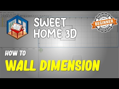 Sweet Home 3D How To Draw Wall With Dimension