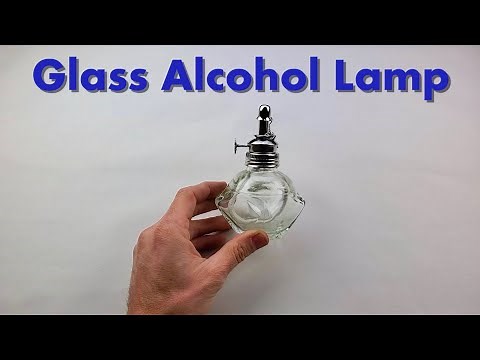 Glass Alcohol Lamp Product Demo from MusicMedic