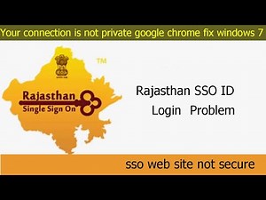 how to fix not secure sso on google chrome how to fix connection is not private chrome