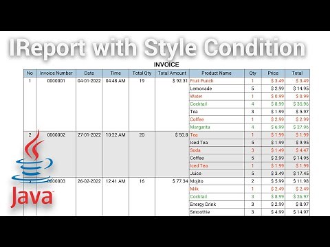 How use report style condition with IReport