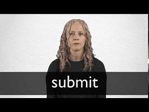 How to pronounce SUBMIT in British English