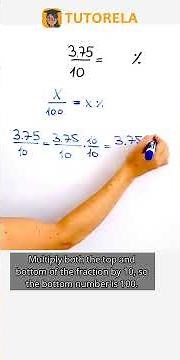 Convert 3.75/10 to a Percentage Easily! #Math #Percentage