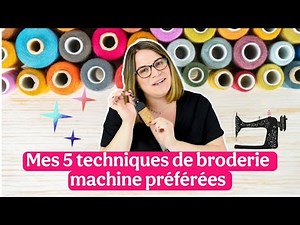 My 5 favorite Machine EMBROIDERY techniques! / ITH, Appliqué, 3D, FSL / Sewing By PopO