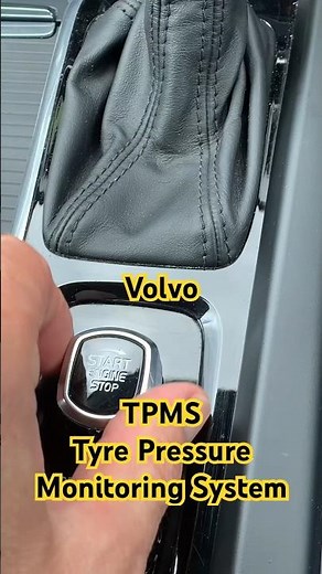 Volvo TPMS Tyre Pressure Monitoring System
