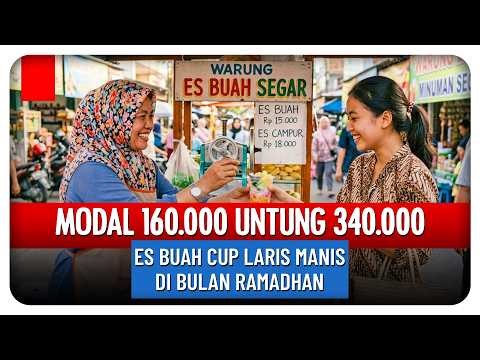 Jual Es Buah Cup || MODAL KECIL UNTUK JUTAAN