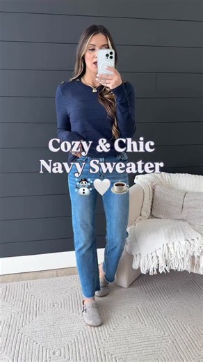 Our “From The Heart Button Knit Sweater” is back in stock in a beautiful navy color! ❄️ #sweater #womensfashion #ootd #momstyle #teachersoutfits #boutiquestyle | The Pulse Boutique | Facebook