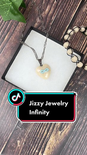 #jizzyjewellery custom necklace with an infinity symbol ♾ ❤️