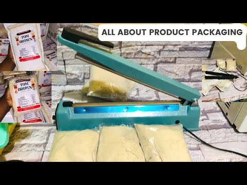All about PACKAGEING your product/ How to seal and label your product