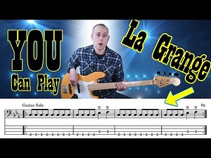 Learn to Play La Grange | Easy Bass Cover with Bass Tab
