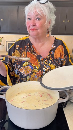 Nancy Fuller on Instagram: "CHOWDER is what’s for dinner tonight!!!!! Lobster Corn Chowder 1/2 pound bacon, chopped, render the fat 2 tablespoons butter 3 carrots, chopped 3 celery stalks, chopped 1 onion, chopped 3 cloves garlic, chopped 1/4 cup flour 1 tablespoons Better Than Boullion 1/8 teaspoon cayenne pepper 1 tablespoon garlic powder 1 tablespoon onion powder 4 cups chicken broth 2 cups corn kernels off the cobb 2 pounds Lobster Meat 2 cups potatoes, chopped 1 tablespoon fresh Thyme 2 cup