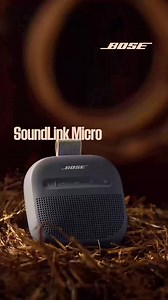 Silent nights are a drag. Cut through the quiet and cue connection with SoundLink Micro (2nd Gen). | Bose