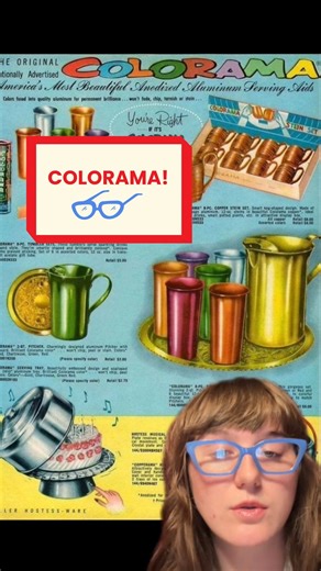 Designing Spaces™ on Instagram: "COLORAMA KITCHENWARE!🌈 #design #nostalgia #history"