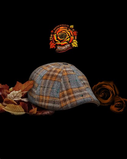 Rustic. Bold. Unmistakably Fall. The ‘Autumn Rose’ scally cap is HERE! 🍁🌹🍁 | Boston Scally Company