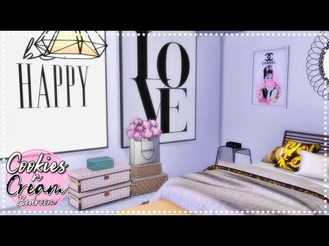 CHANEL, LOUIS V, VERSACE BEDROOM DOWNLOAD | Furniture and Clutter CC Included | THE SIMS 4