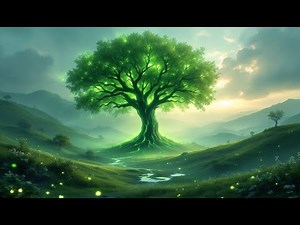 8 Hours of Relaxing Meditation Music – Peaceful Ambient Tree of Light for Deep Sleep & Inner Calm
